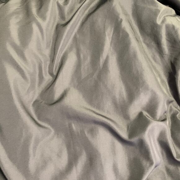 THE KOOPLES Size XL Black Polyester Leather Trim Hooded Coat - Picture 7 of 10